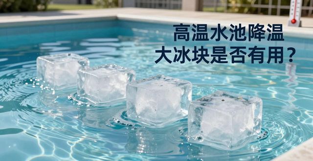 保定高温水池降温大冰块，到底管不管用？